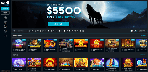 join wolf winner casino to play and win real money